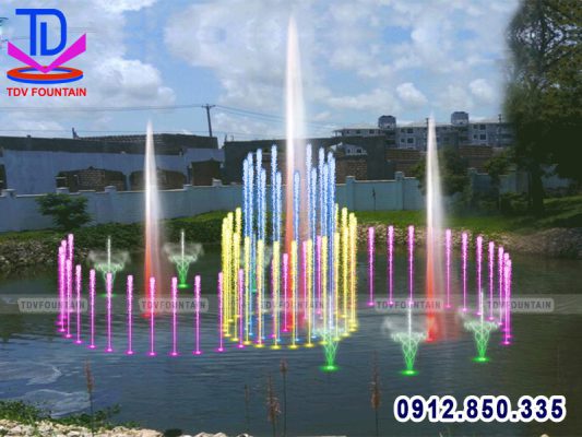 Đài phun nước phao nổi cho công viên