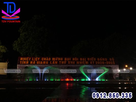 Hiệu ứng phun nước hình cánh chim