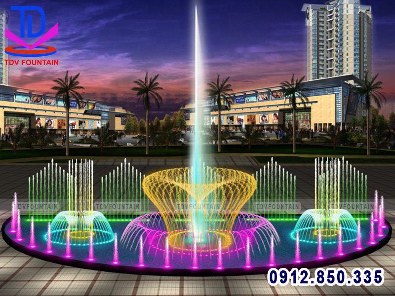 Thiết kế nhạc nước bể bán nguyệt