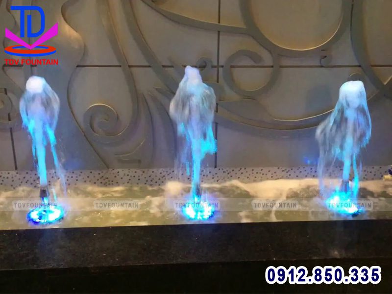 Đài phun bể chữ nhật mini lắp trong nhà