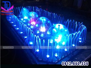 Đài phun nước dạng chữ nhật chi phí thấp