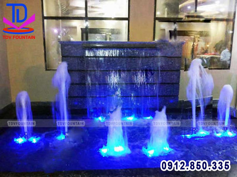 Đài phun nước mini lắp cho nhà hàng