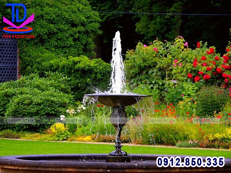 Đài phun nước mini tiểu cảnh