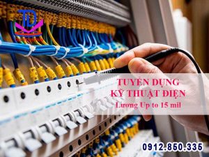 TDV Việt Nam tuyển dụng 5 kỹ thuật điện