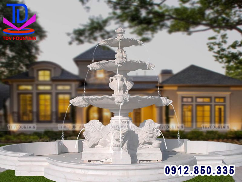 Tượng sư tử phun nước