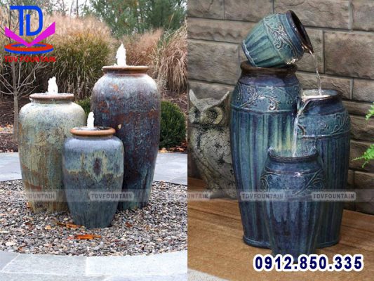 Đài phun nước bằng gốm