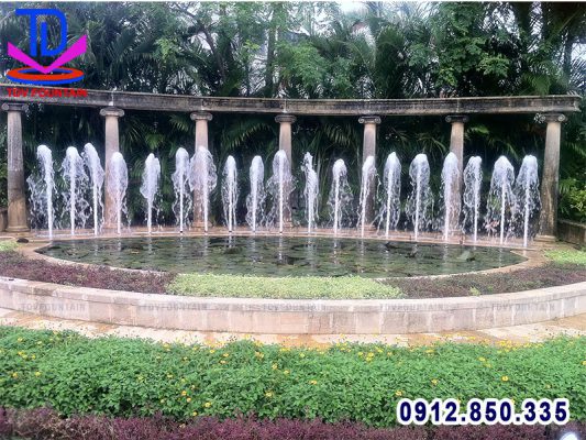 Đài phun nước phong thủy biệt thự sân vườn