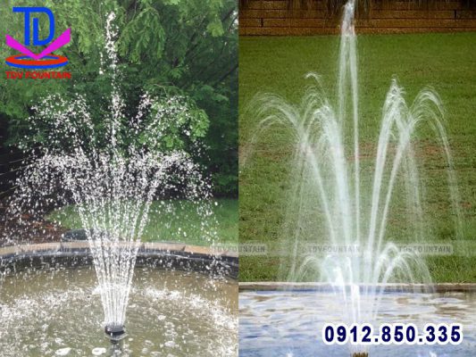 Đầu phun nước hình đài hoa 3 tầng
