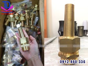 Đầu phun tia nước đơn phi 27 bằng đồng