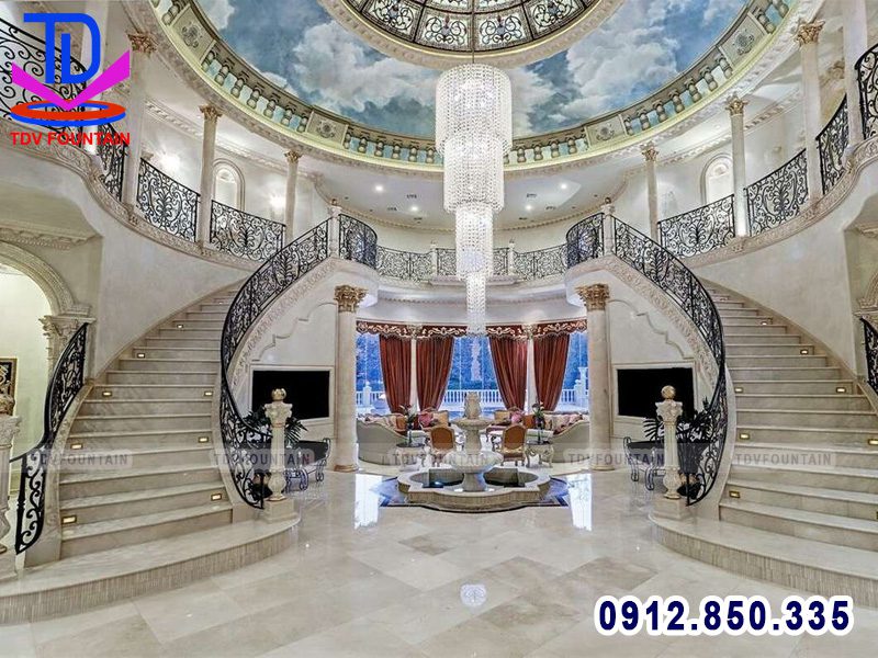 Lắp đặt đài phun nước trong biệt thự