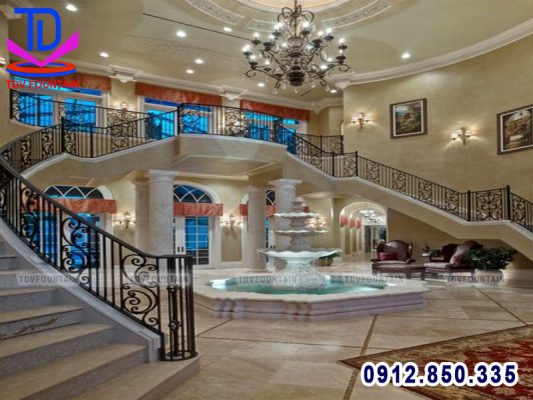 Lắp đặt đài phun nước trong khách sạn