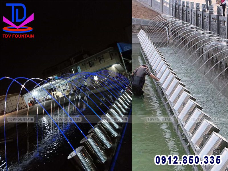 Lắp đặt súng phun nước Jumping Jet