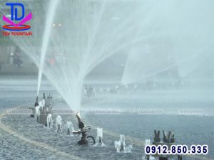 Lắp đặt vòi phun điều khiển nhạc nước