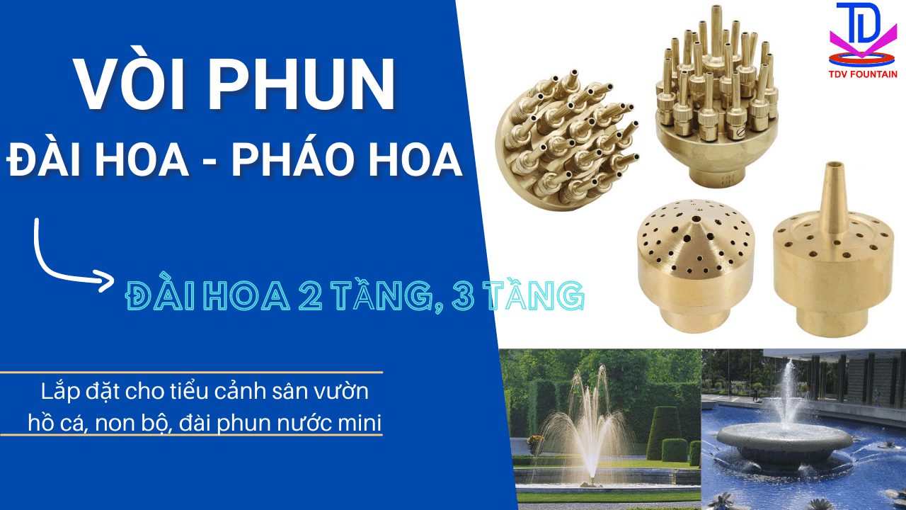 Vòi phun 3 tầng