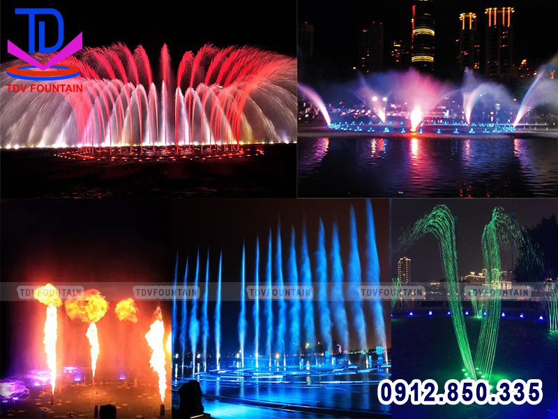 Vòi phun điều khiển nhạc nước