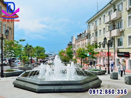 Đài phun nước lắp cho khu đô thị