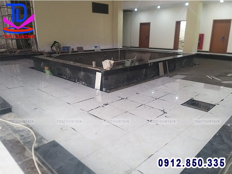 Mặt bằng đài phun nước BTL Hải Quân - Hải Phòng