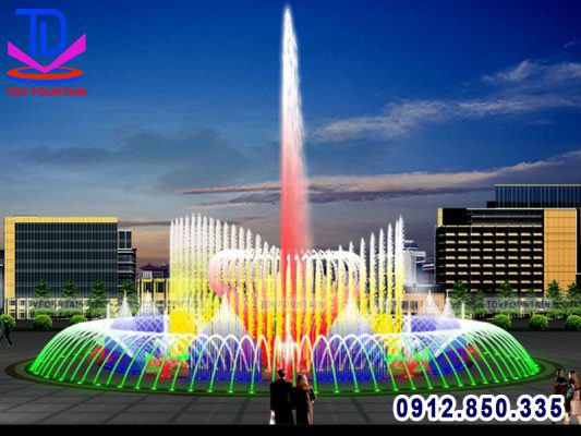 Nhạc nước nghệ thuật lắp khu đô thị