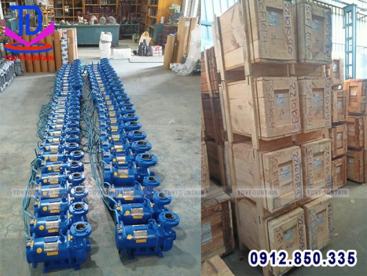 Nhập khẩu máy bơm chìm 3 pha hãng MBH Ấn Độ thân gang