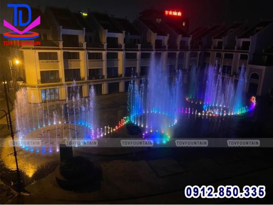 Nhạc nước âm nền lắp cho khu đô thị