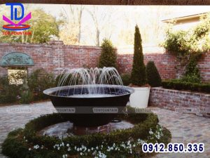 Đài phun nước mini lắp khuôn viên sân vườn