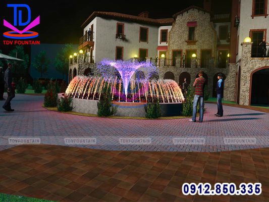 Dự án thiết kế nhạc nước tại Campuchia
