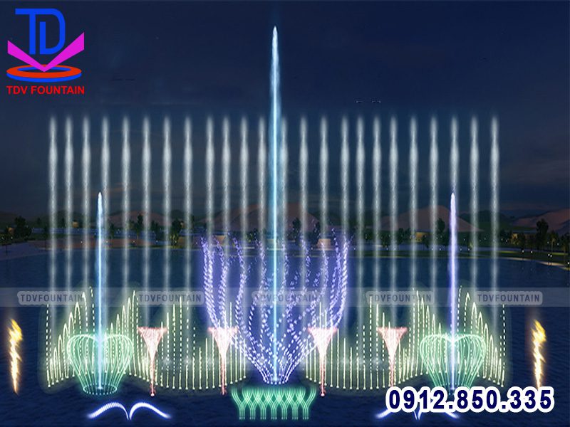 Mẫu thiết kế nhạc nước phao nổi ấn tượng