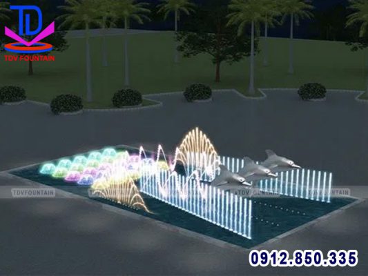 Nhạc nước bể hình chữ nhật