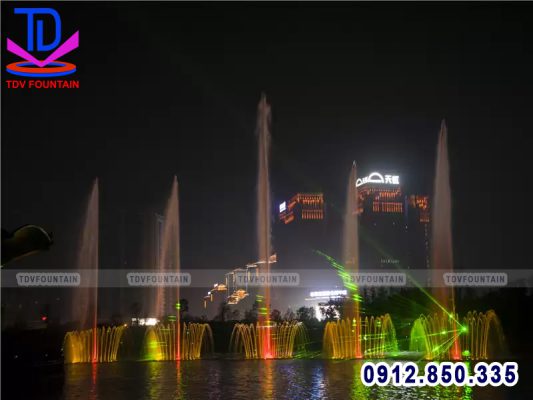 Nhạc nước trên sông hồ lập trình ấn tượng