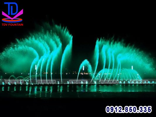 Thiết bị vòi phun múa 3D lắp cho nhạc nước