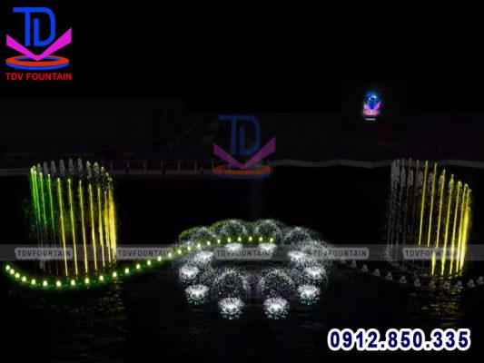Thiết kế cải tạo nhạc nước trên hồ Xuân Hương