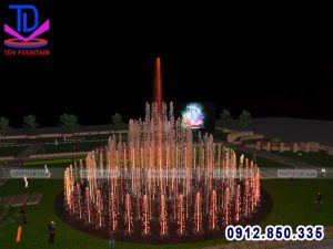 Thiết kế nhạc nước âm sàn dự án Heritage resort Phúc Thọ