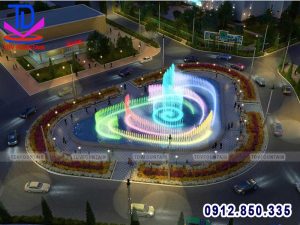 Thiết kế nhạc nước cho vòng xuyến thành phố