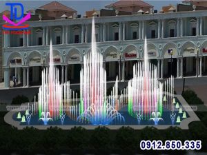 Thiết kế nhạc nước lắp cho bể dài