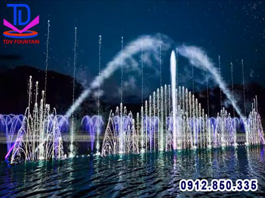 Thiết kế nhạc nước phao nổi dự án Mailand Hoàng Đồng - Lạng Sơn