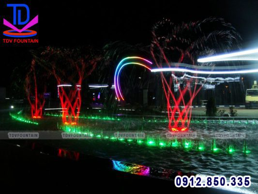 Vòi phun quay lắp cho nhạc nước