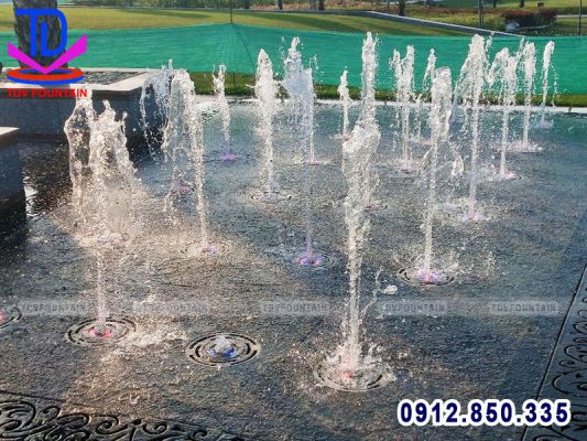 Lắp đặt sàn nhạc nước mini