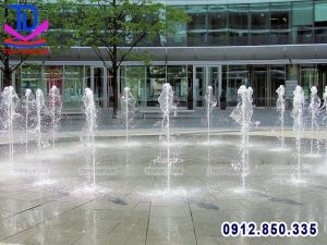 Sàn nhạc nước mini lắp cho công viên