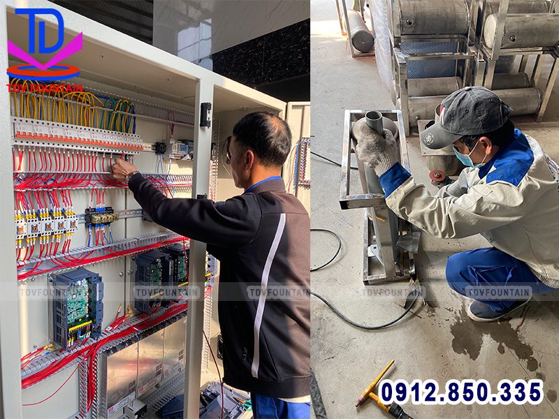 Chi phí nhân công lắp đặt đài phun nước