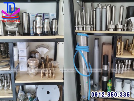 Chi phí thiết bị đài phun nước nhập khẩu châu Âu