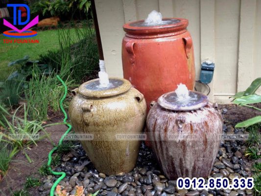 Mẫu chùm phun nước đẹp lắp sân vườn