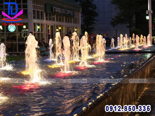 Mẫu thiết kế nhạc nước bể dài