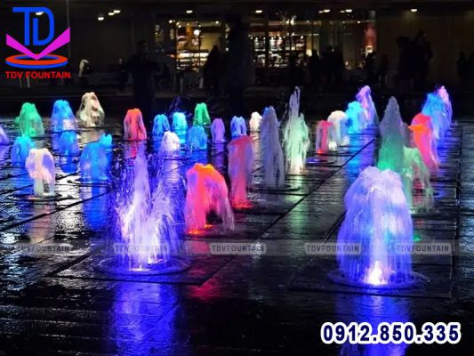Mẫu thiết kế sàn nhạc nước và dự toán nhạc nước