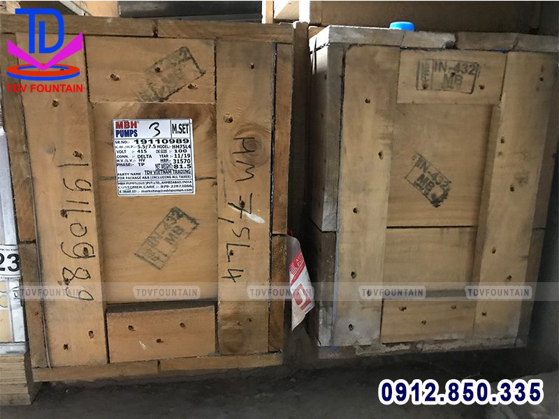Máy bơm chìm 3 pha nhập khẩu MBH Ấn Độ