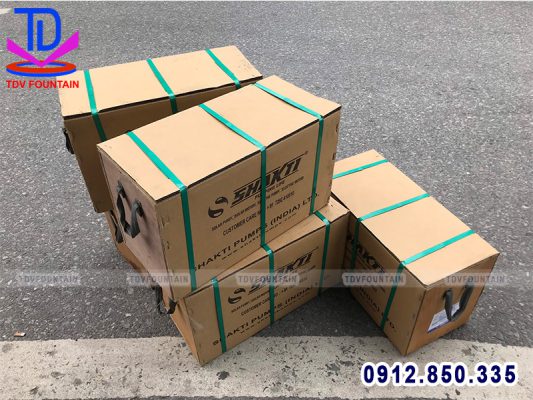 Máy bơm chìm hiệu Shakti trục ngang cung cấp cho khách hàng