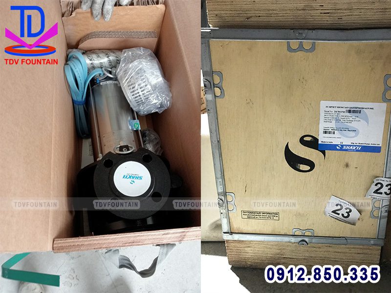 Máy bơm đài phun nước hiệu Shakti Ấn Độ nhập khẩu