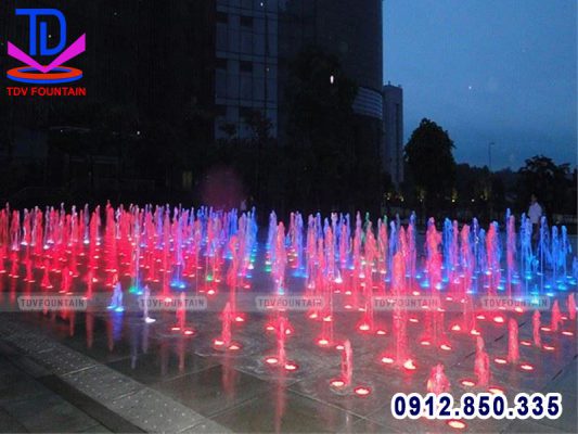 Sân phun nước nghệ thuật lập trình ma trận