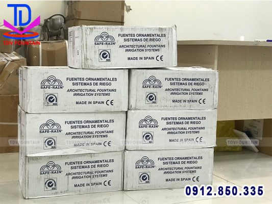 Thiết bị đài phun nước hãng Safe Rain nhập khẩu Tây Ban Nha