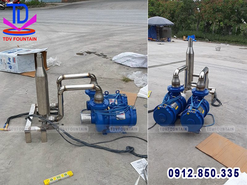 Máy bơm dài phun nước nhập khẩu Ấn Độ