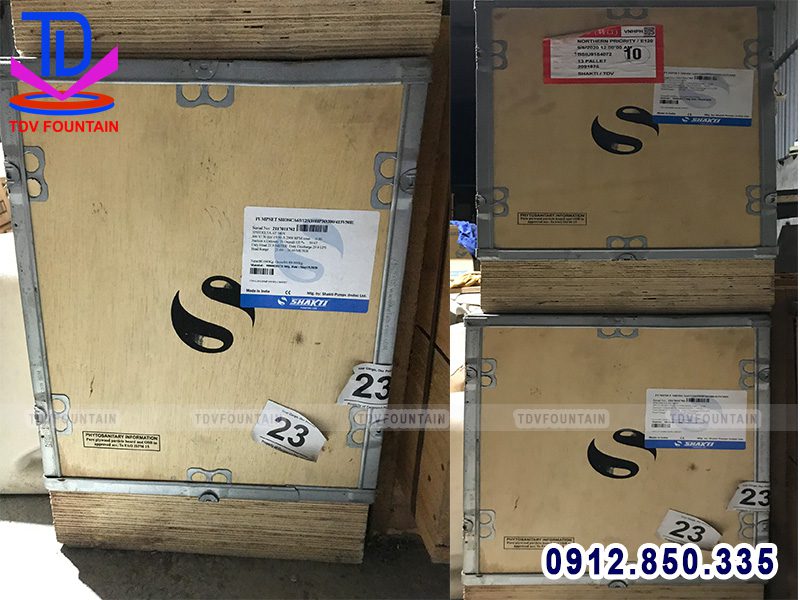 Nhập khẩu máy bơm chìm hiệu Shakti